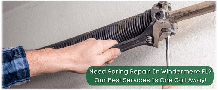 Broken Garage Door Spring Windermere FL